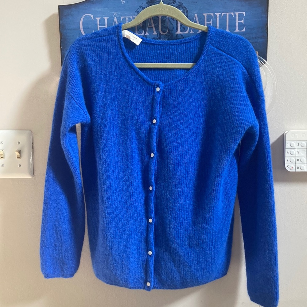 Sezane Blue Cardigan Size Small